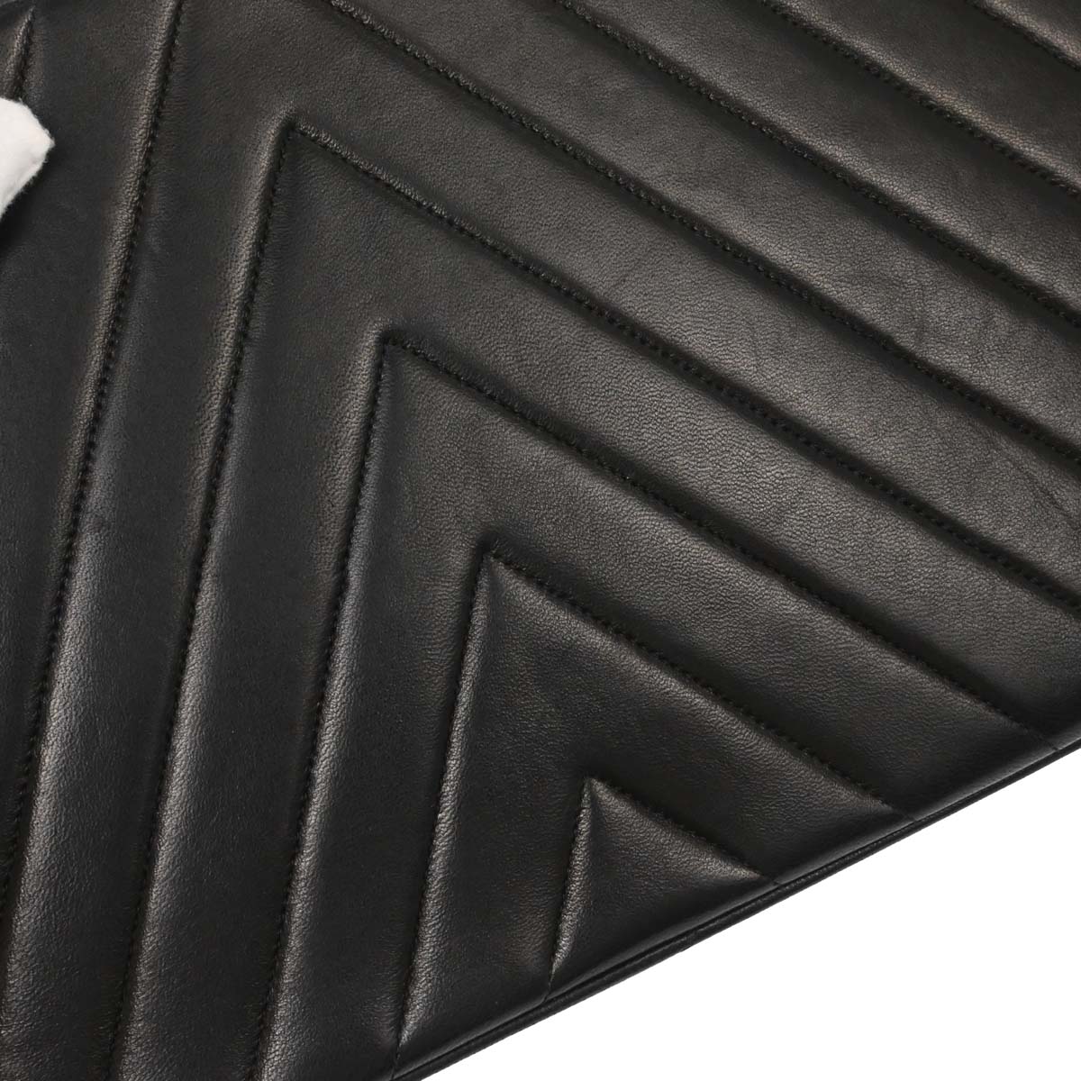 Chanel Black Lambskin Chevron Maxi Classic Flap Shoulder Bag