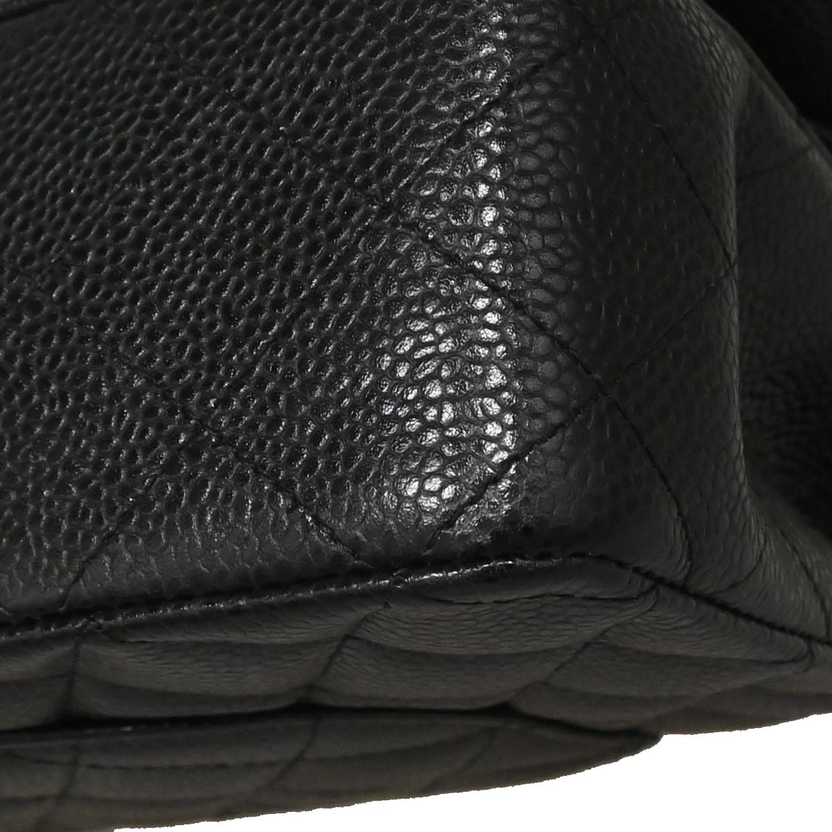 Chanel Black Caviar Medium Classic Double Flap Shoulder Bag