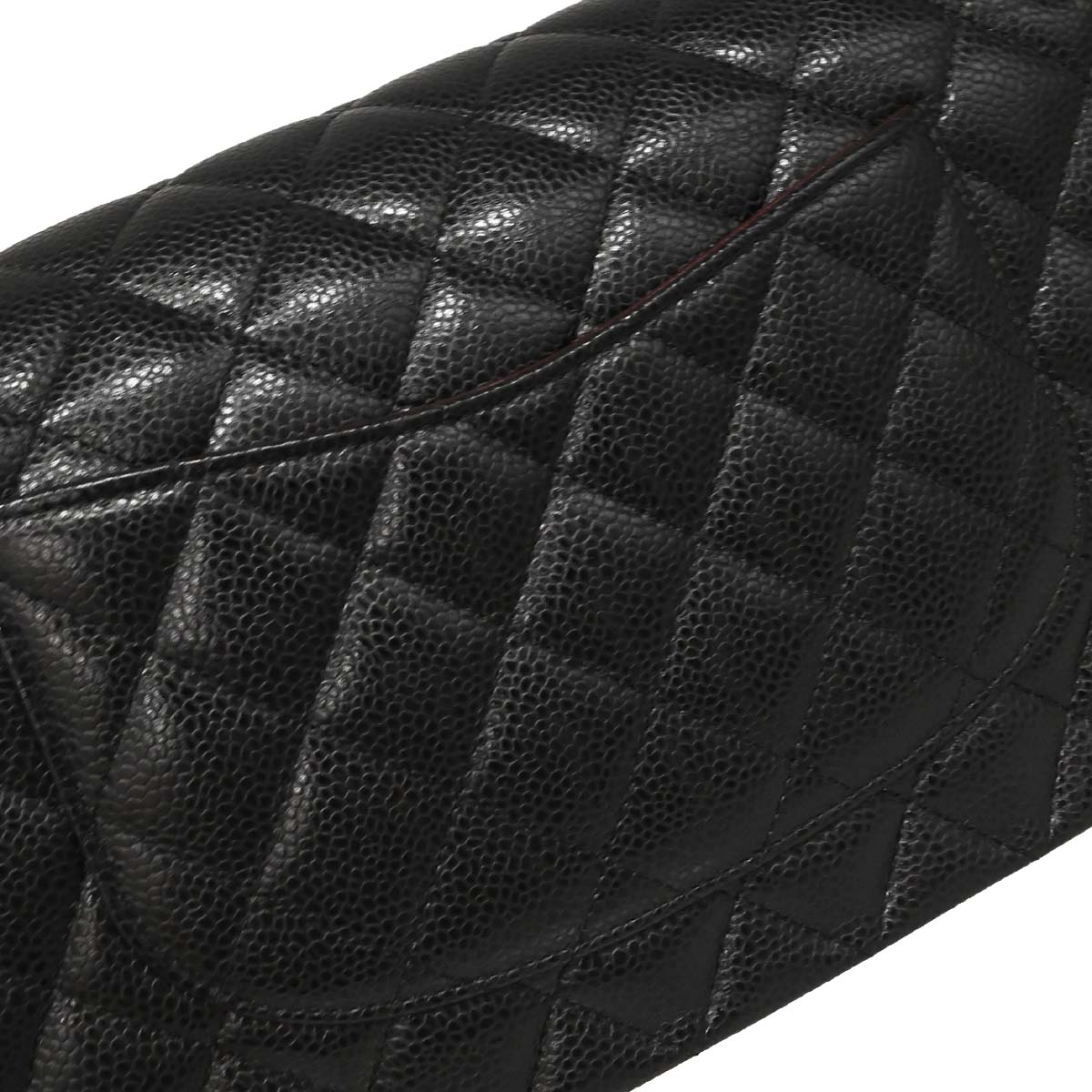 Chanel Black Caviar Medium Classic Double Flap Shoulder Bag