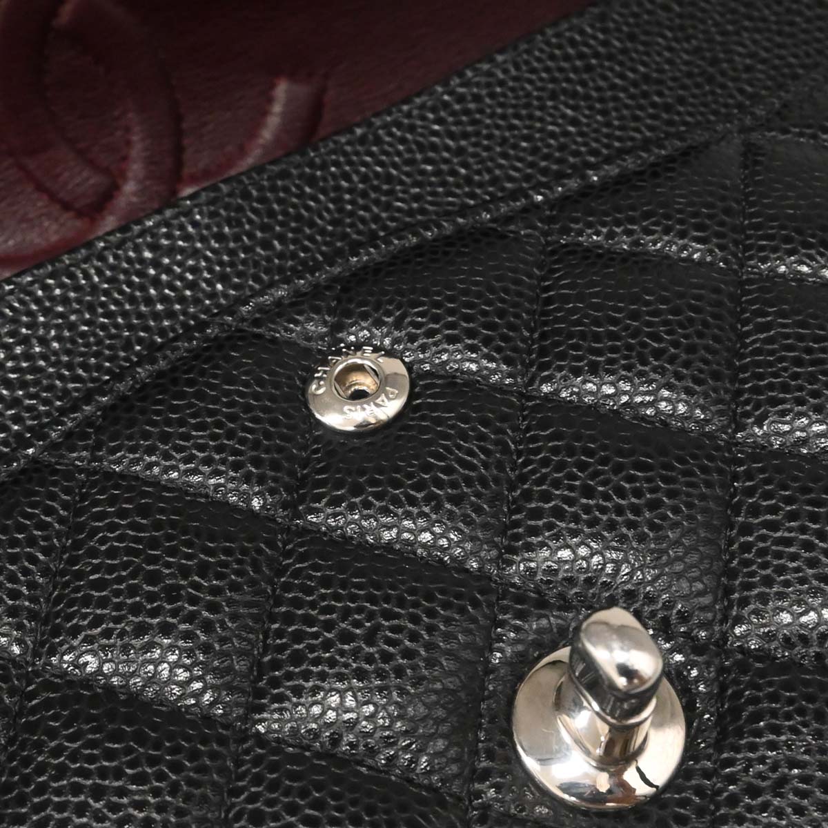 Chanel Black Caviar Medium Classic Double Flap Shoulder Bag