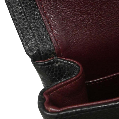 Chanel Black Caviar Medium Classic Double Flap Shoulder Bag