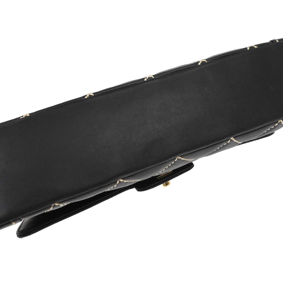 Chanel 2005-2006 Black Calfskin Wild Stitch Handbag