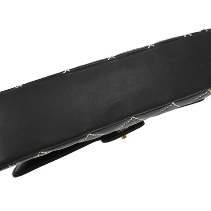 Chanel 2005-2006 Black Calfskin Wild Stitch Handbag