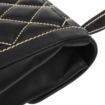 Chanel 2005-2006 Black Calfskin Wild Stitch Handbag