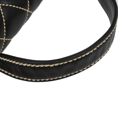 Chanel 2005-2006 Black Calfskin Wild Stitch Handbag