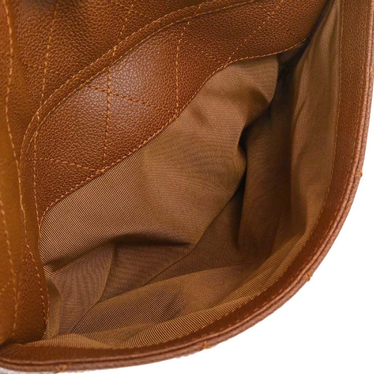 Chanel 1997-1999 Brown Caviar Skin Straight Flap Shoulder Bag