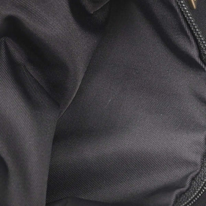 Chanel 2005-2006 Black Jacquard Nylon Travel Line Waist Bum Bag