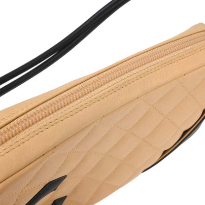 Chanel Beige Black Calfskin Cambon Ligne Handbag