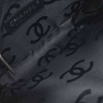Chanel Beige Black Calfskin Cambon Ligne Handbag