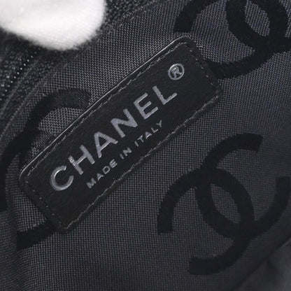 Chanel Beige Black Calfskin Cambon Ligne Handbag