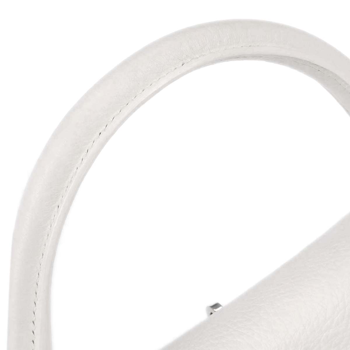 Hermes White Taurillon Clemence Kelly 32 Retourne 2way Shoulder Handbag