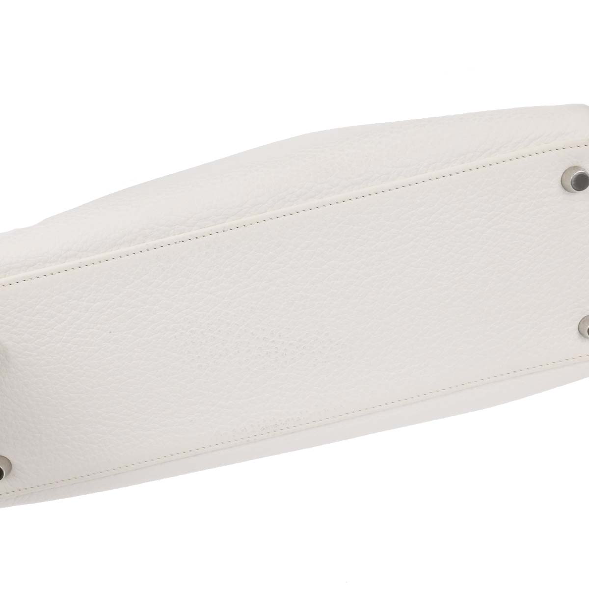 Hermes White Taurillon Clemence Kelly 32 Retourne 2way Shoulder Handbag