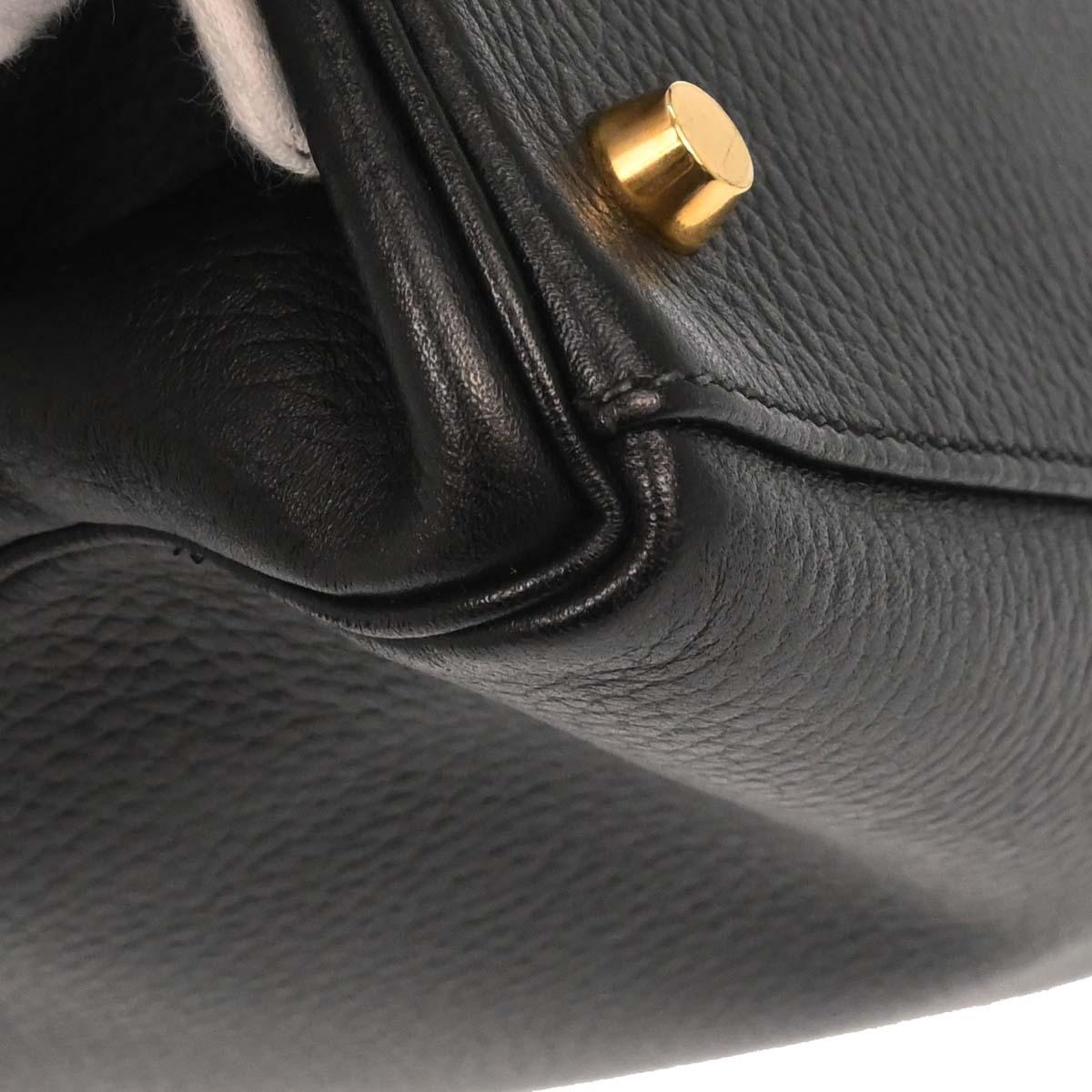 Hermes Black Ardennes Kelly 35 Retourne 2way Shoulder Handbag