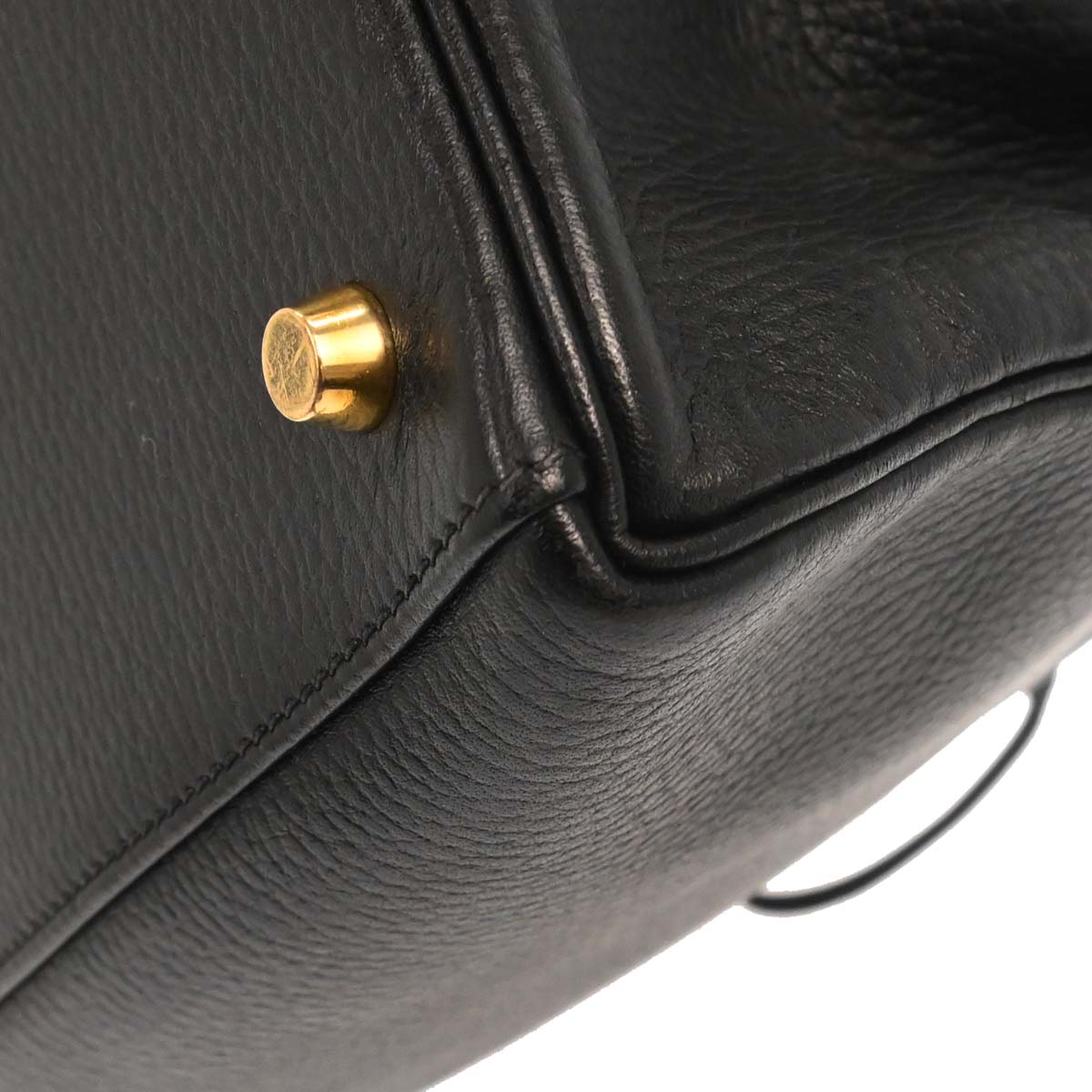 Hermes Black Ardennes Kelly 35 Retourne 2way Shoulder Handbag