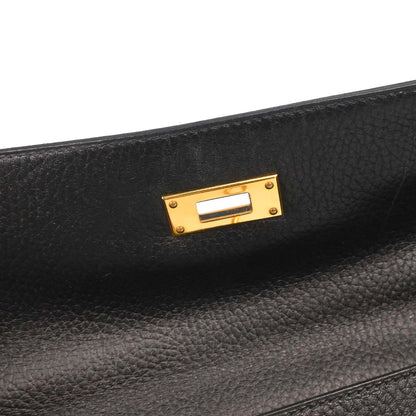 Hermes Black Ardennes Kelly 35 Retourne 2way Shoulder Handbag