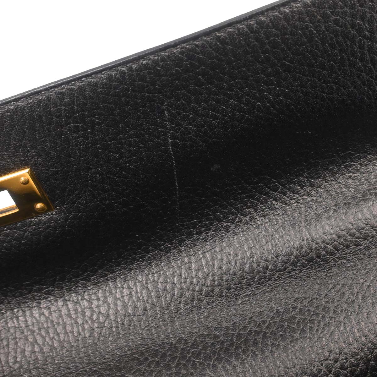 Hermes Black Ardennes Kelly 35 Retourne 2way Shoulder Handbag
