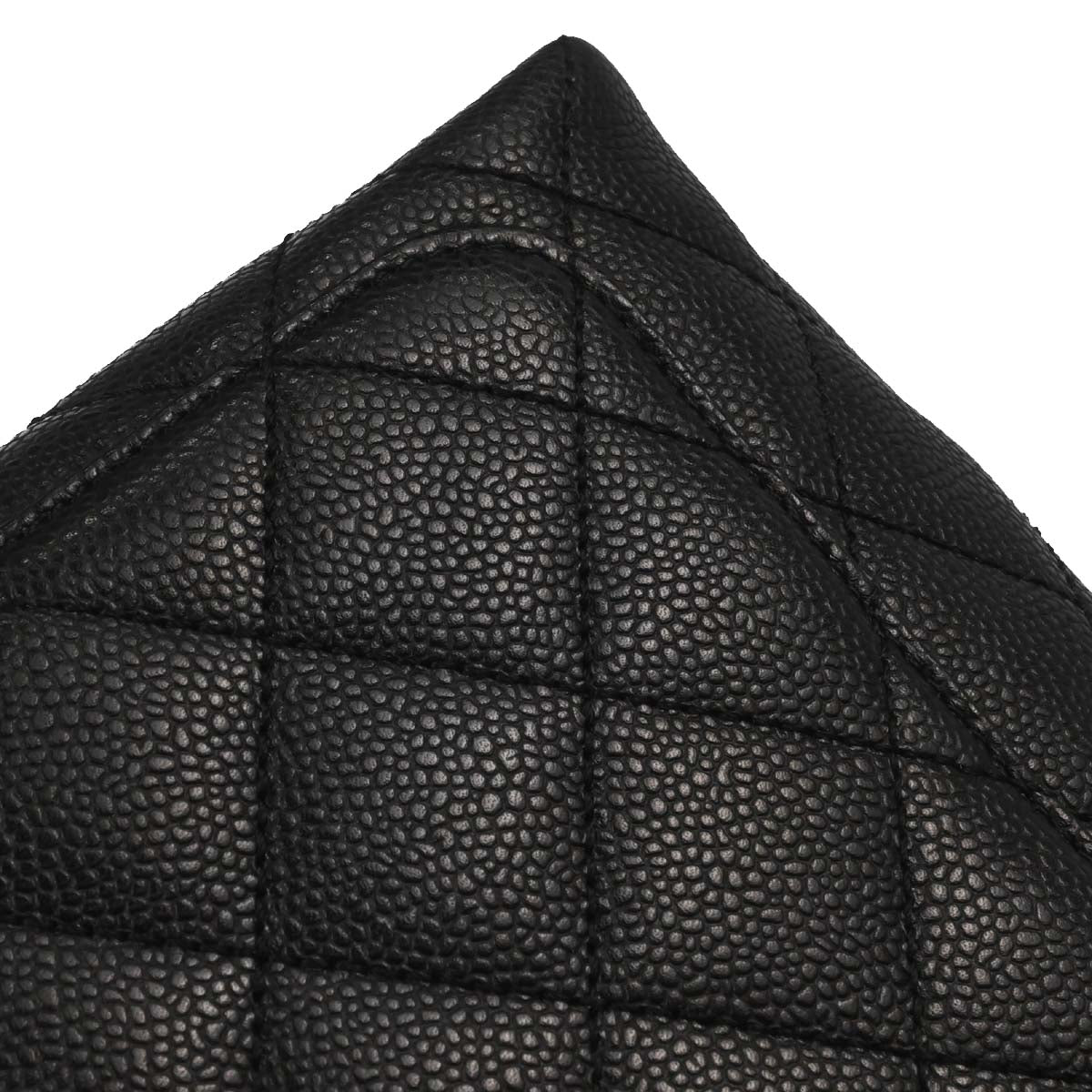 Chanel Black Caviar Skin Top Handle Handbag