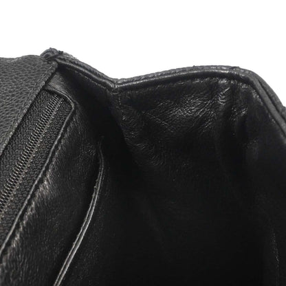 Chanel Black Caviar Skin Top Handle Handbag