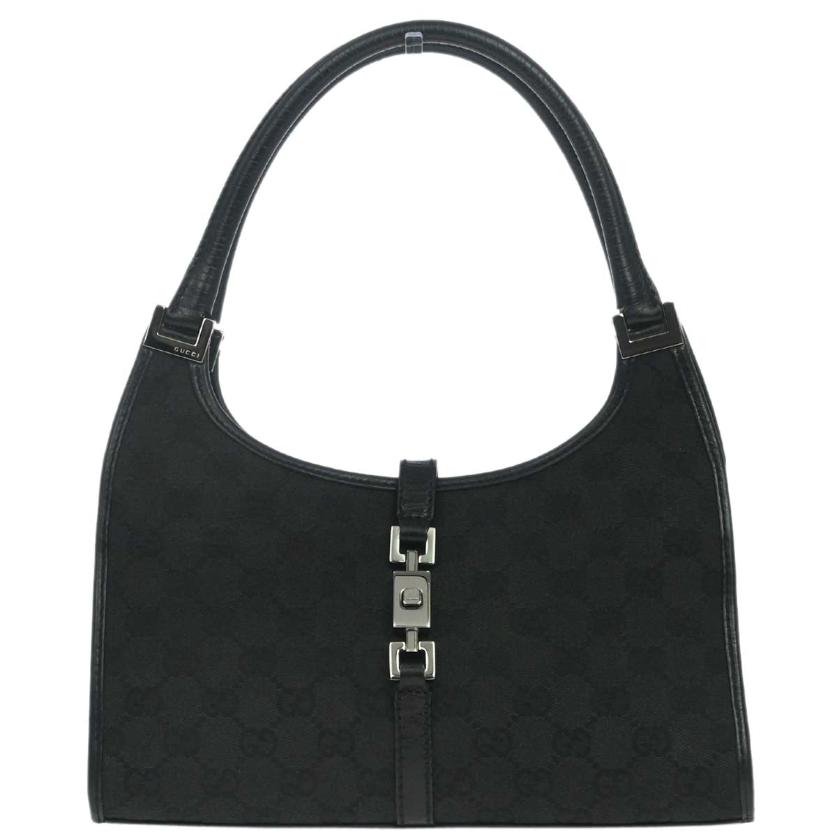 Gucci Black GG Jackie Handbag