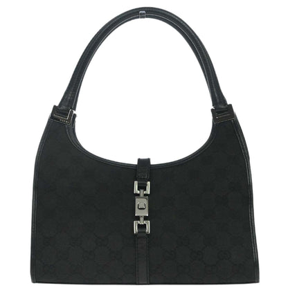 Gucci Black GG Jackie Handbag