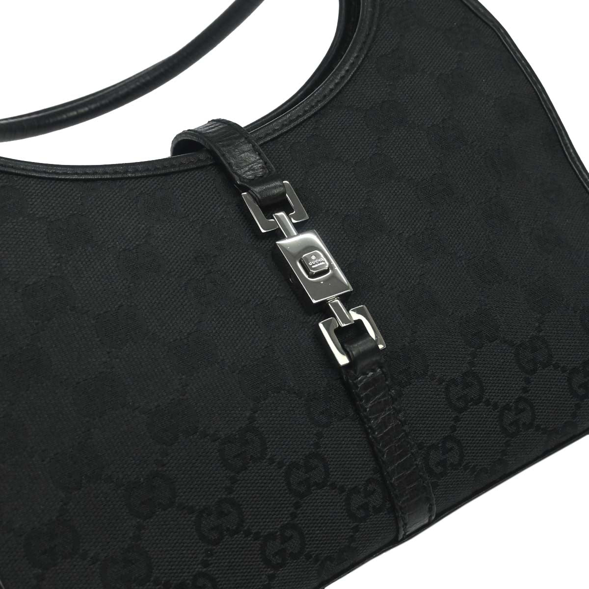 Gucci Black GG Jackie Handbag
