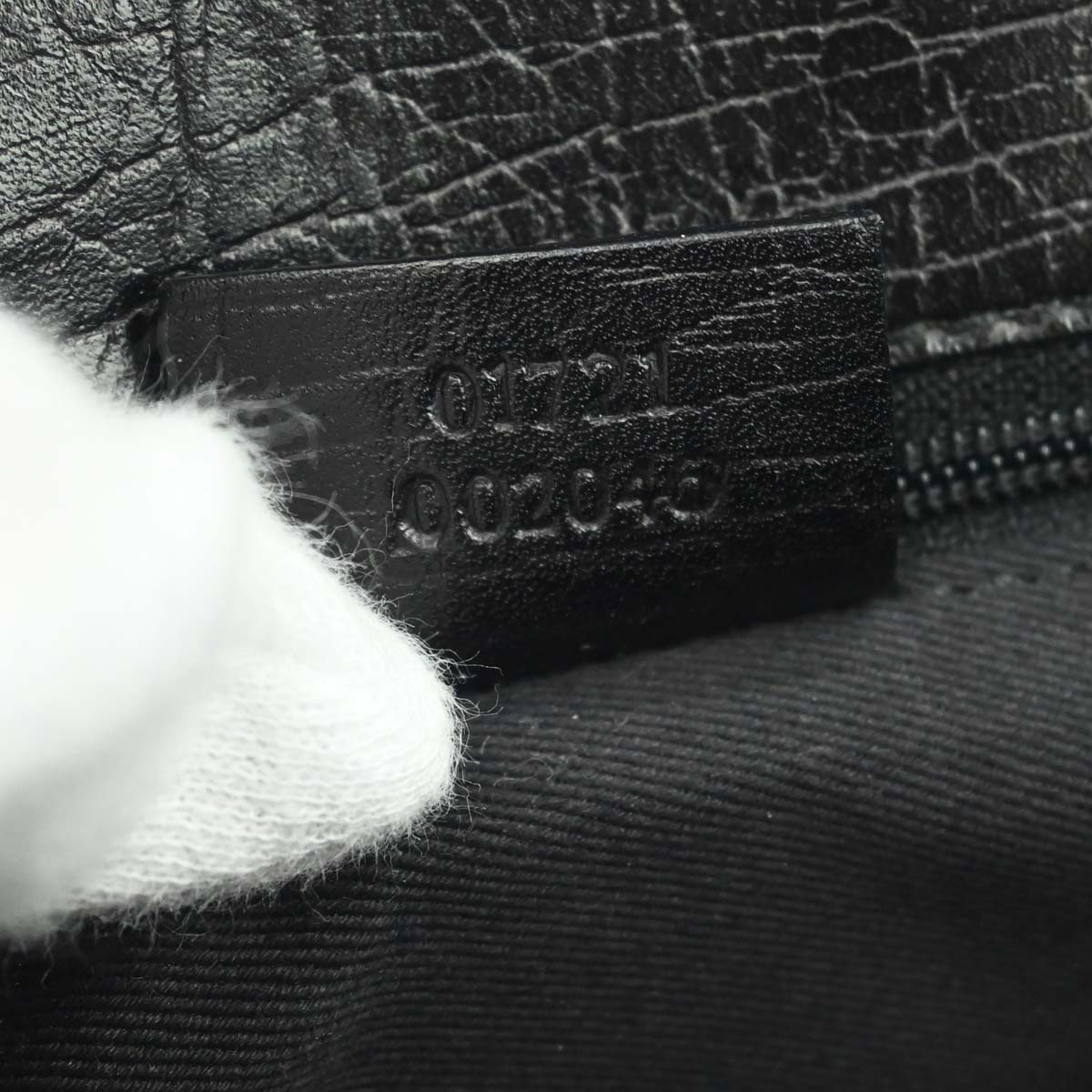 Gucci Black GG Jackie Handbag