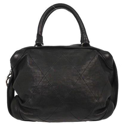 Chanel 2005-2006 Black Calfskin Wild Stitch Handbag
