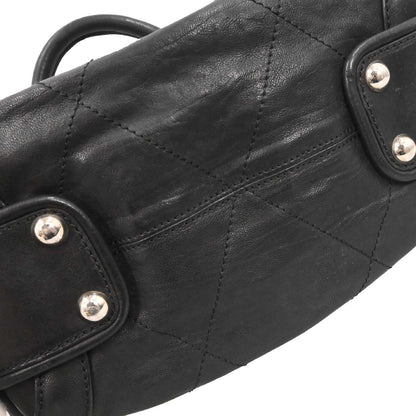 Chanel 2005-2006 Black Calfskin Wild Stitch Handbag