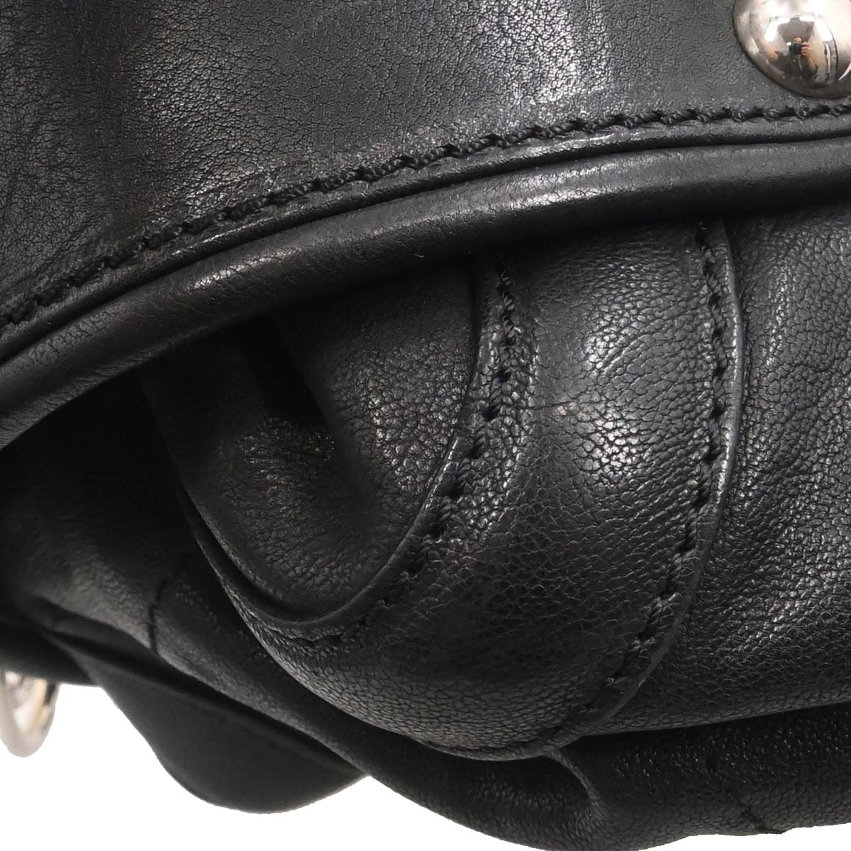 Chanel 2005-2006 Black Calfskin Wild Stitch Handbag