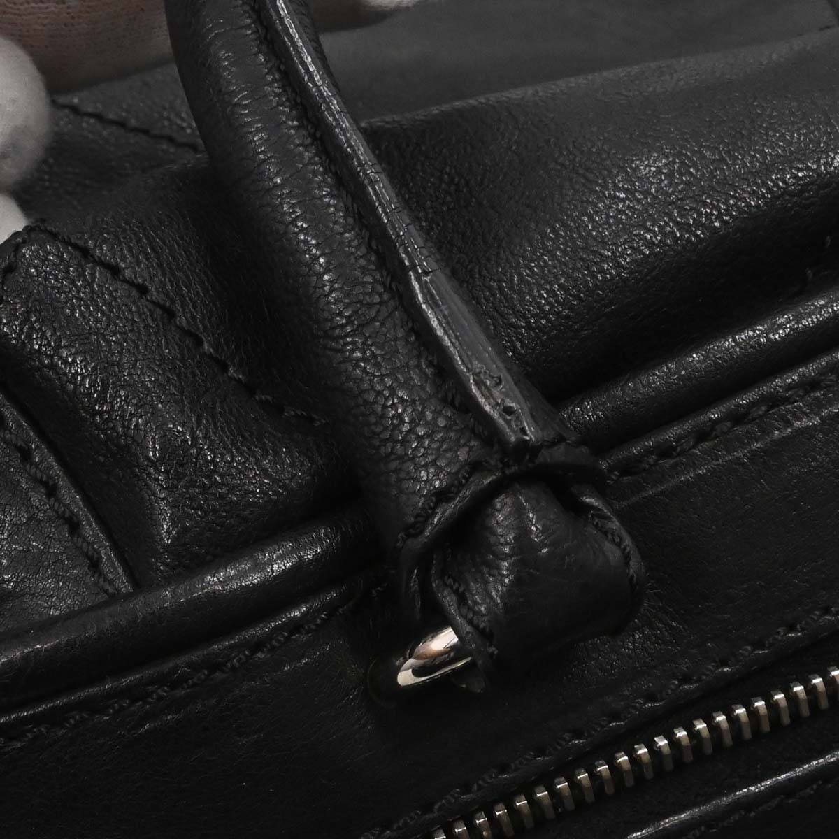 Chanel 2005-2006 Black Calfskin Wild Stitch Handbag