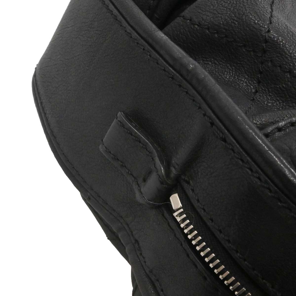 Chanel 2005-2006 Black Calfskin Wild Stitch Handbag
