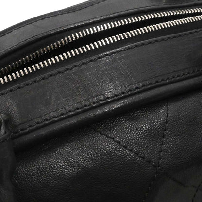 Chanel 2005-2006 Black Calfskin Wild Stitch Handbag
