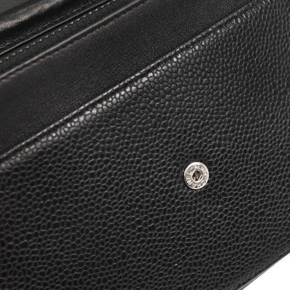 Chanel Black Caviar Timeless WOC Wallet on Chain Shoulder Bag