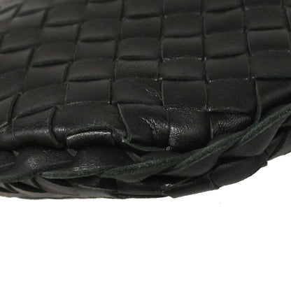 Bottega Veneta Black Lambskin Intrecciato Hobo Handbag