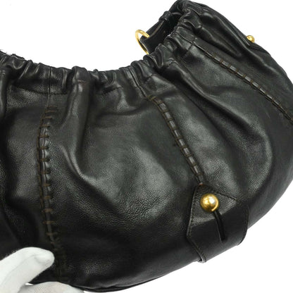 Yves Saint Laurent Dark Brown Medium Mombasa Handbag