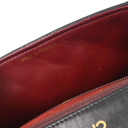 Chanel 1989-1991 Black Lambskin Mini Classic Square Flap Shoulder Bag 17