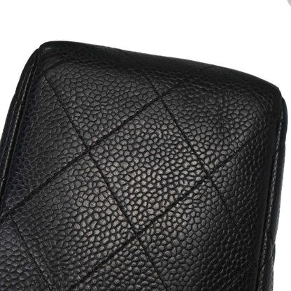 Chanel Black Caviar Skin Jumbo Classic Flap Shoulder Bag