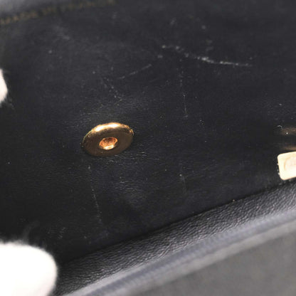 Chanel Black Cotton Mini Classic Square Flap Shoulder Bag 17