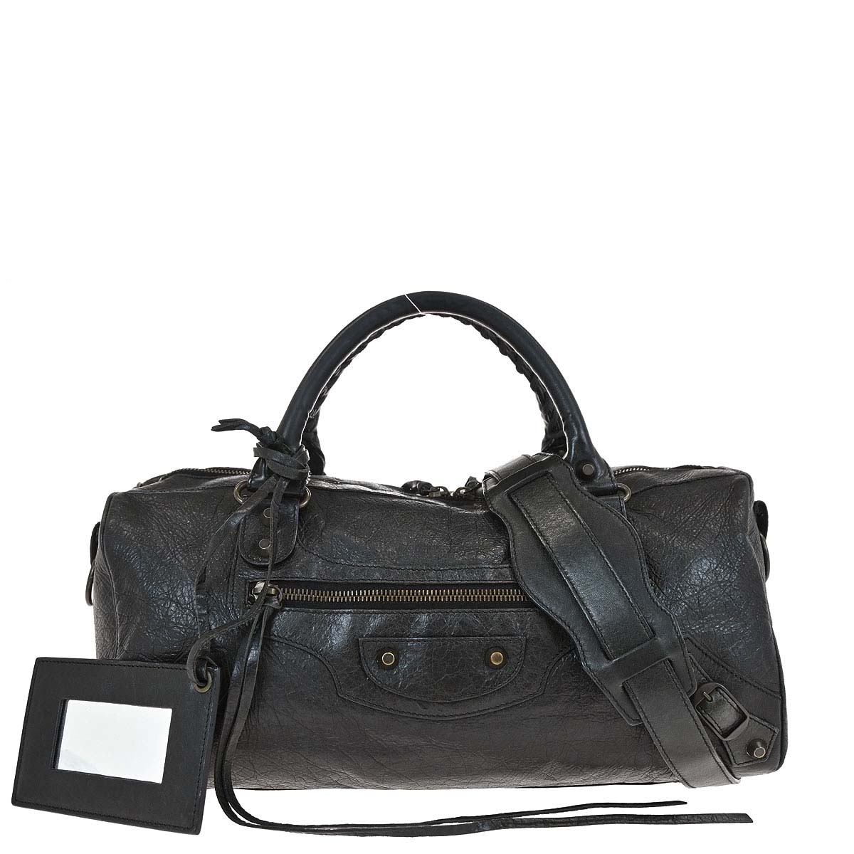 Balenciaga Black The Twiggy 2way Shoulder Handbag