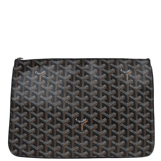 Goyard Black Senat MM Clutch Bag