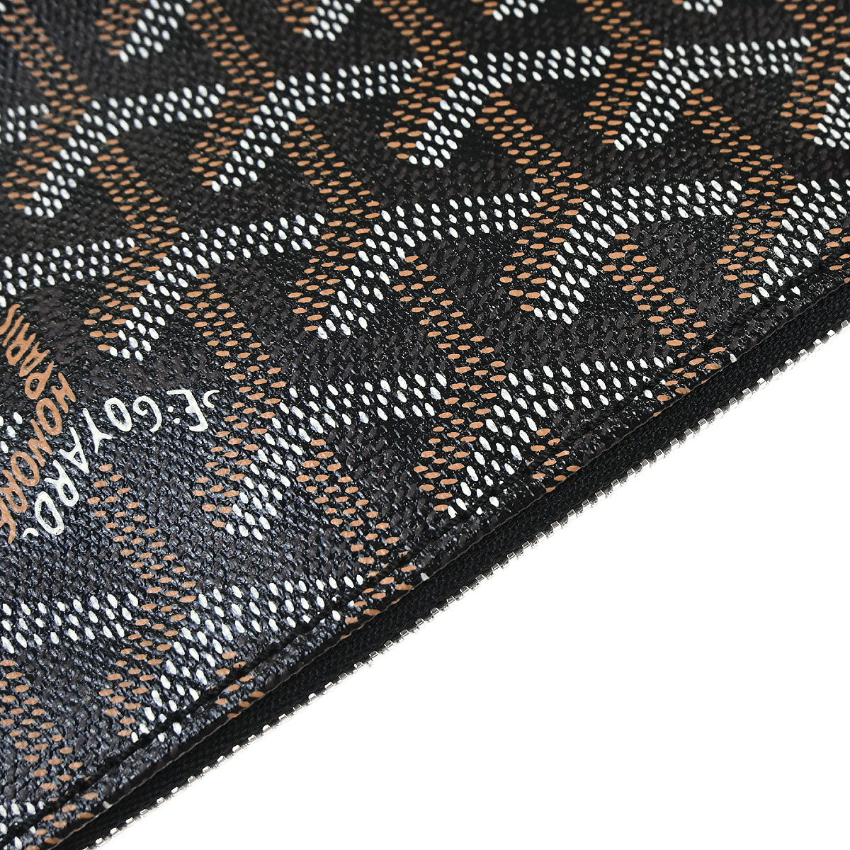Goyard Black Senat MM Clutch Bag