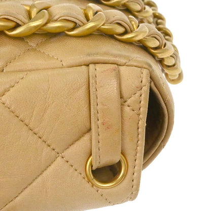 Chanel 1994-1996 Beige Lambskin Large Duma Backpack