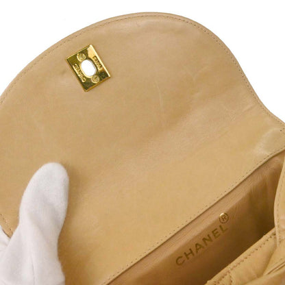 Chanel 1994-1996 Beige Lambskin Large Duma Backpack