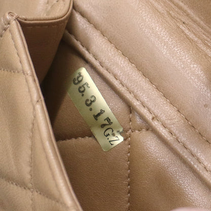 Chanel 1994-1996 Beige Lambskin Large Duma Backpack