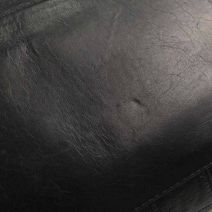 Chanel 2006-2008 Black Lambskin Lax Accordion Shoulder Bag