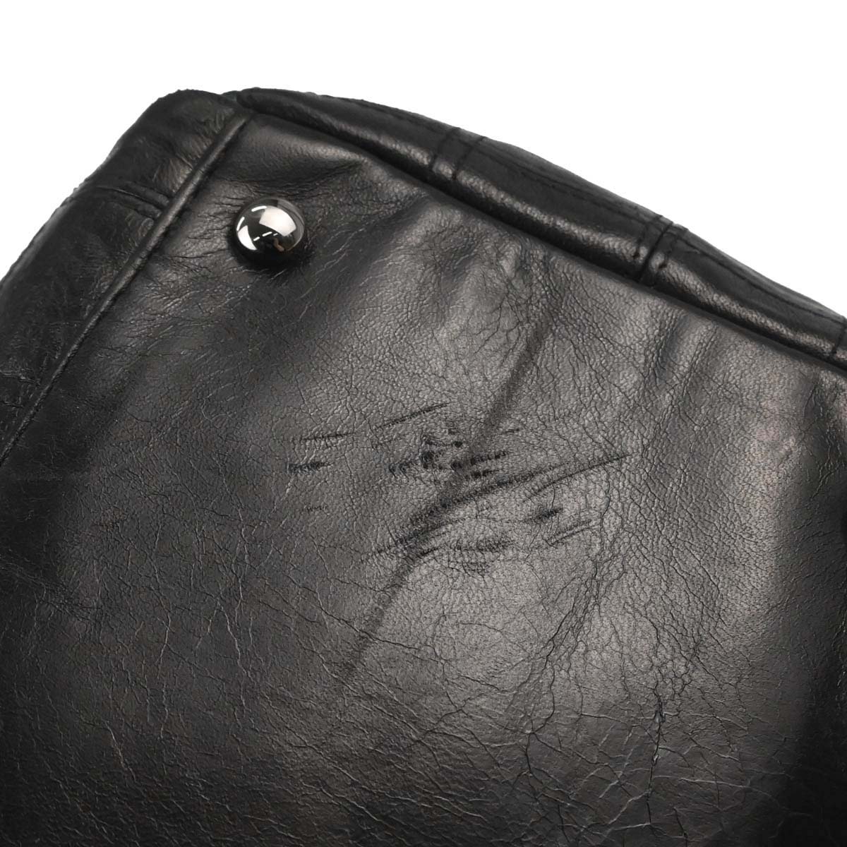 Chanel 2006-2008 Black Lambskin Lax Accordion Shoulder Bag