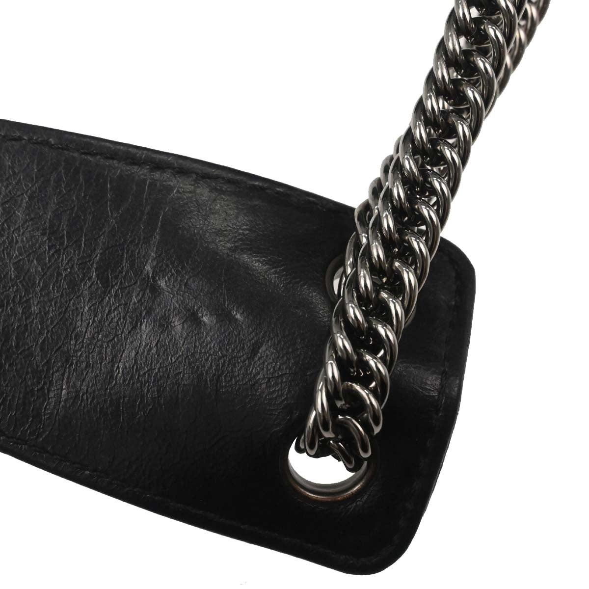 Chanel 2006-2008 Black Lambskin Lax Accordion Shoulder Bag