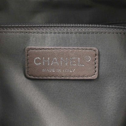 Chanel 2006-2008 Black Lambskin Lax Accordion Shoulder Bag