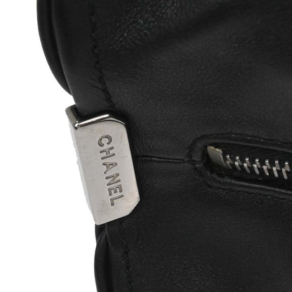 Chanel 2002-2003 Black Lambskin Choco Bar Handbag