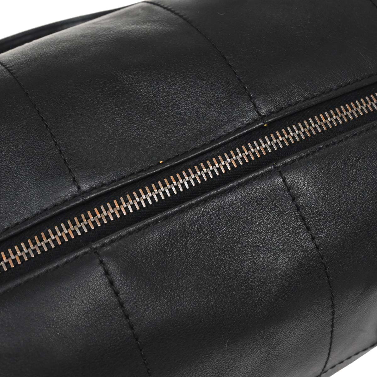 Chanel 2002-2003 Black Lambskin Choco Bar Handbag
